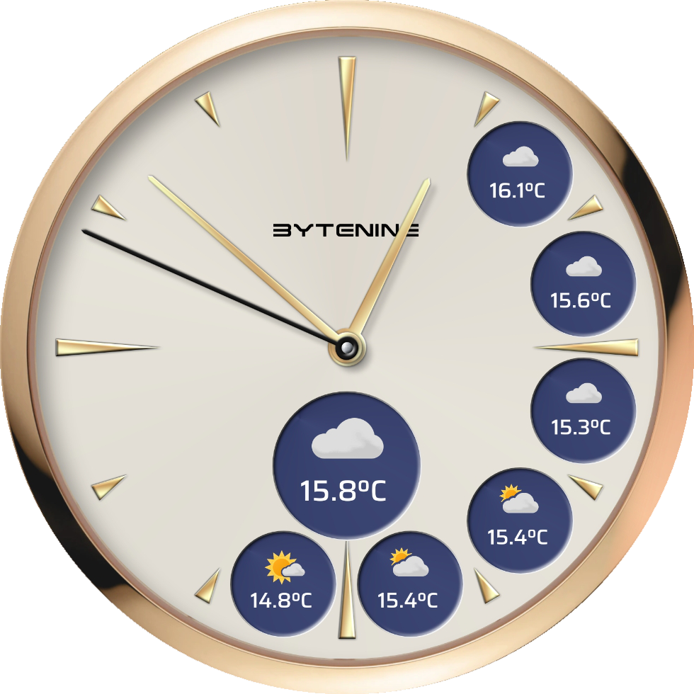 Gold Clock